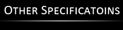 Other Specifications